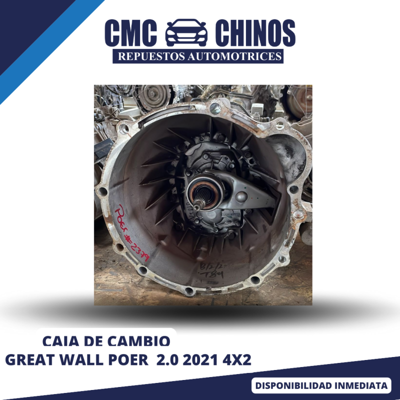 CAJA DE CAMBIO GREAT WALL POER 2.0 4X2 2021