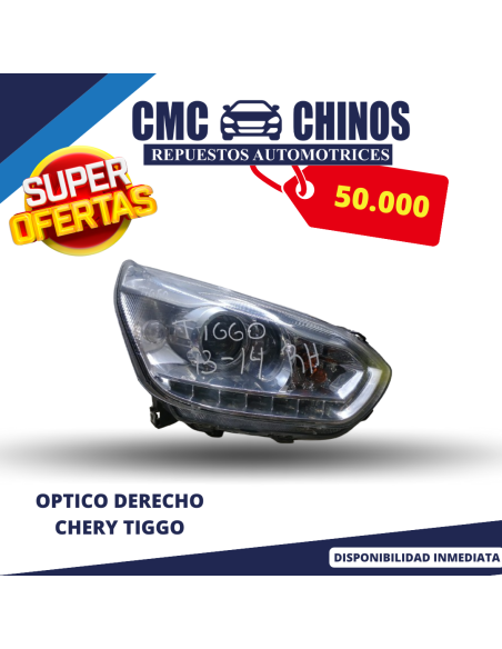 OPTICO RH CHERY TIGGO