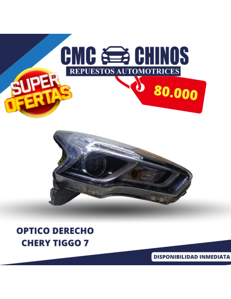OPTICO RH CHERY TIGGO 7