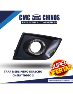 TAPA NEBLINERO DERECHO CHERY TIGGO 3