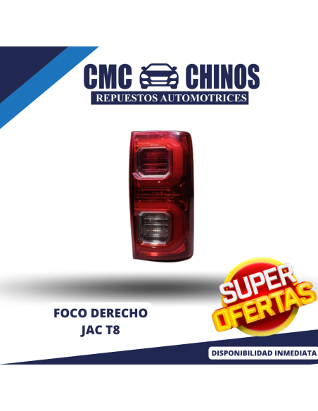 FOCO DERECHO  JAC T8