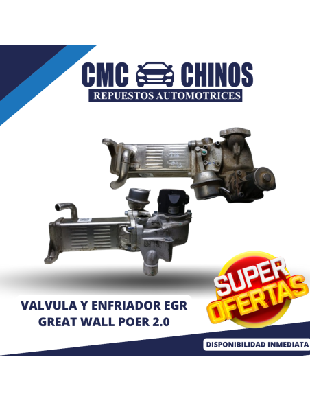 VALVULA Y ENFRIADOR EGR GREAT WALL POER 2.0