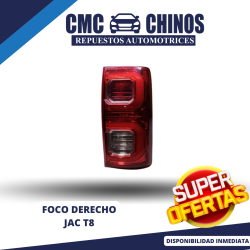 FOCO DERECHO  JAC T8