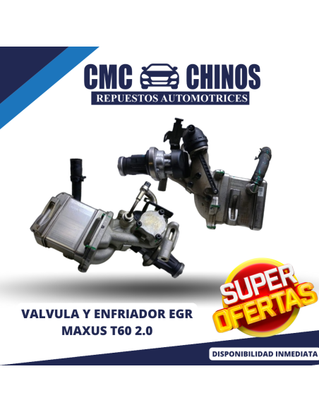 VALVULA Y ENFRIADOR EGR MAXUS T60 2.0