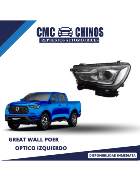 ÓPTICO IZQUIERDO GREAT WALL POER 2020-2023 2.0