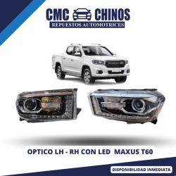 ÓPTICO LH - RH CON LED MAXUS T60 2017-2023 (MODELO 2.0 - 2.8)