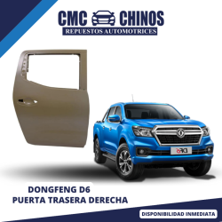 PUERTA TRASERA DERECHA DONGFENG D6 2020-2023