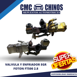 VALVULA Y ENFRIADOR EGR FOTON FT500 2.8