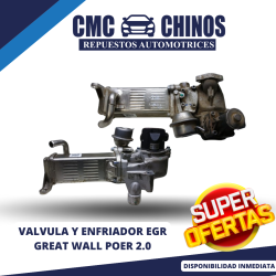 VALVULA Y ENFRIADOR EGR GREAT WALL POER 2.0