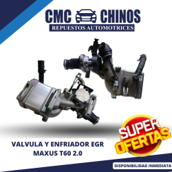 VALVULA Y ENFRIADOR EGR MAXUS T60 2.0