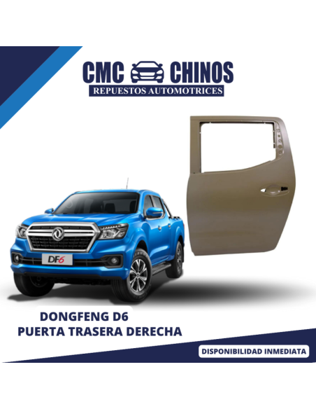 PUERTA TRASERA IZQUIERDA DONGFENG D6 2020-2023
