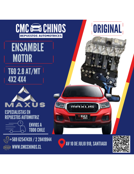Motor T60 2017-2023 (MODELO 2.0  - 2.8)