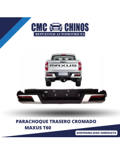 Parachoque Trasero Cromado T60 2017-2023 (MODELO 2.0  - 2.8)
