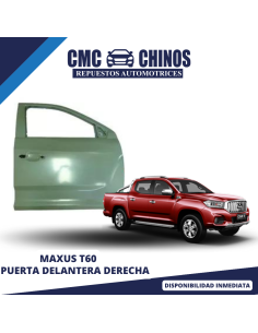 Puerta Delantera Derecha T60 2017-2023 (MODELO 2.0  - 2.8)