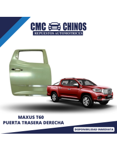 Puerta Trasera Derecha T60 2017-2023 (MODELO 2.0  - 2.8)