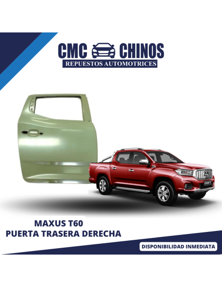 Puerta Trasera Derecha T60 2017-2023 (MODELO 2.0  - 2.8)