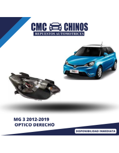 Optico Derecho MG 3 2012-2019