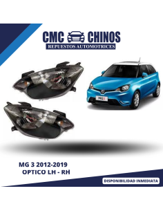 Optico LH - RH MG 3 2012-2019