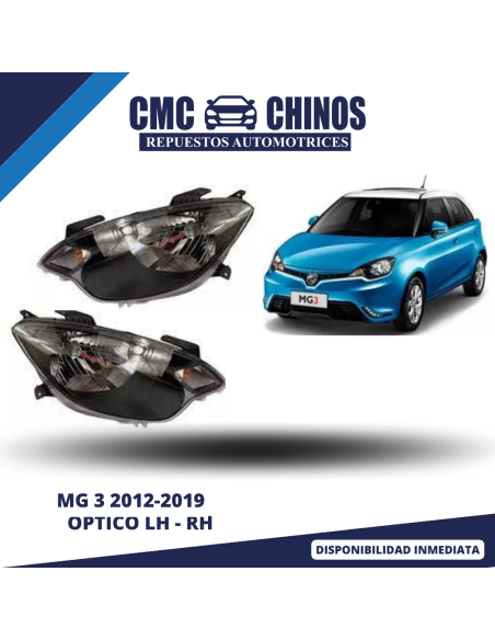 Optico LH - RH MG 3 2012-2019
