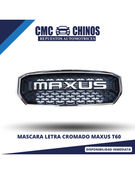 MASCARA LETRA CROMADA MAXUS T60 2017-2023 (MODELO 2.0 - 2.8)