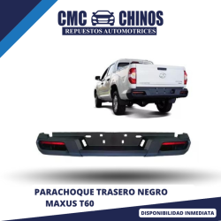 PARACHOQUE TRASERO NEGRO MAXUS T60 2017-2023 (MODELO 2.0 - 2.8)