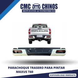 PARACHOQUE TRASERO PARA PINTAR MAXUS T60 2017-2023 (MODELO 2.0 - 2.8)