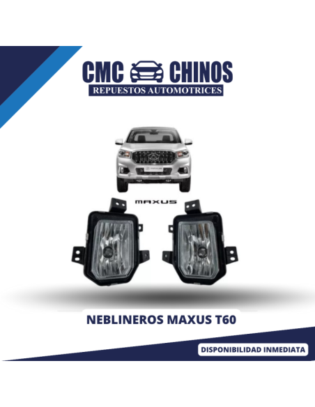 NEBLINEROS MAXUS T60 2017-2023 (MODELO 2.0 - 2.8)